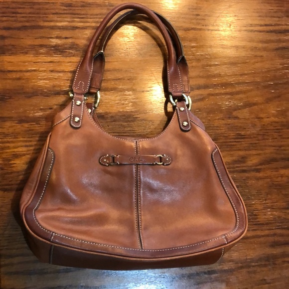 Cole Hann brown leather handbag - Picture 2 of 10